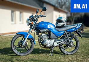 Motorka pro výcvik skupiny AM, A1